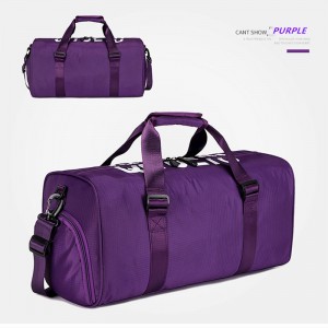 Lightweight waterproof portable travel bag men and women shoulder bag big bag independent shoe position