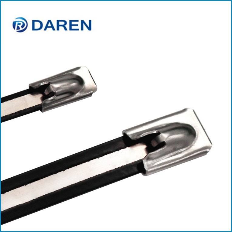 Stainless Steel Cable Ties-Ball-lock Semi-Polyester Coated Ties Featured Image