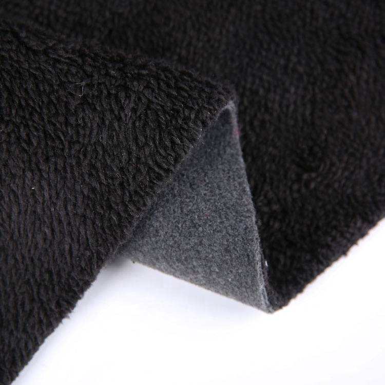 500gsm 100% polyester winter clothes recycle fleece