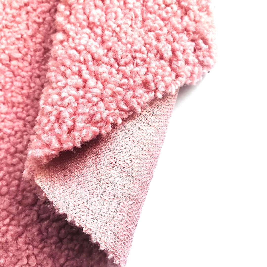 Hot selling  Polyester Teddy Fleece fabric for Garment