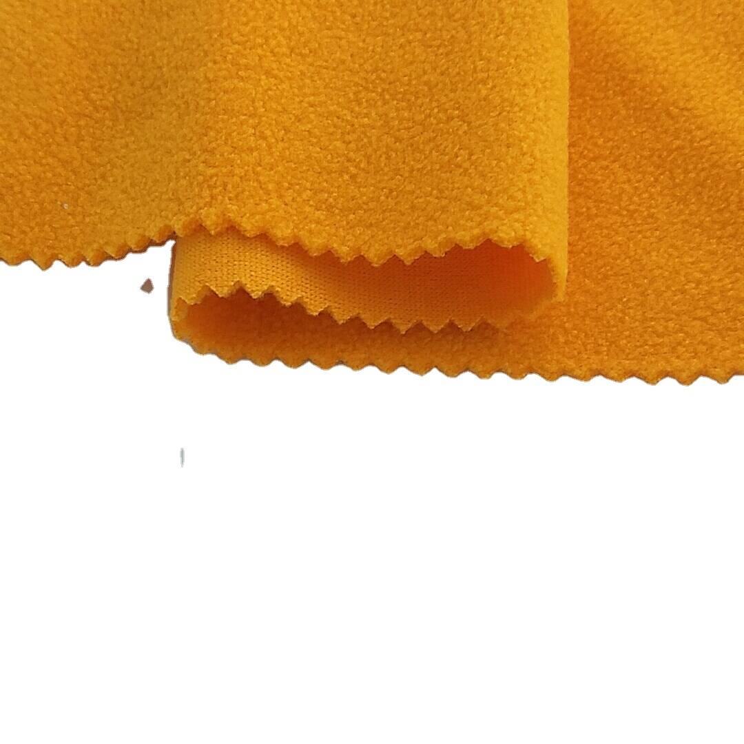 brushed knitted polar fleece fabric for cloth