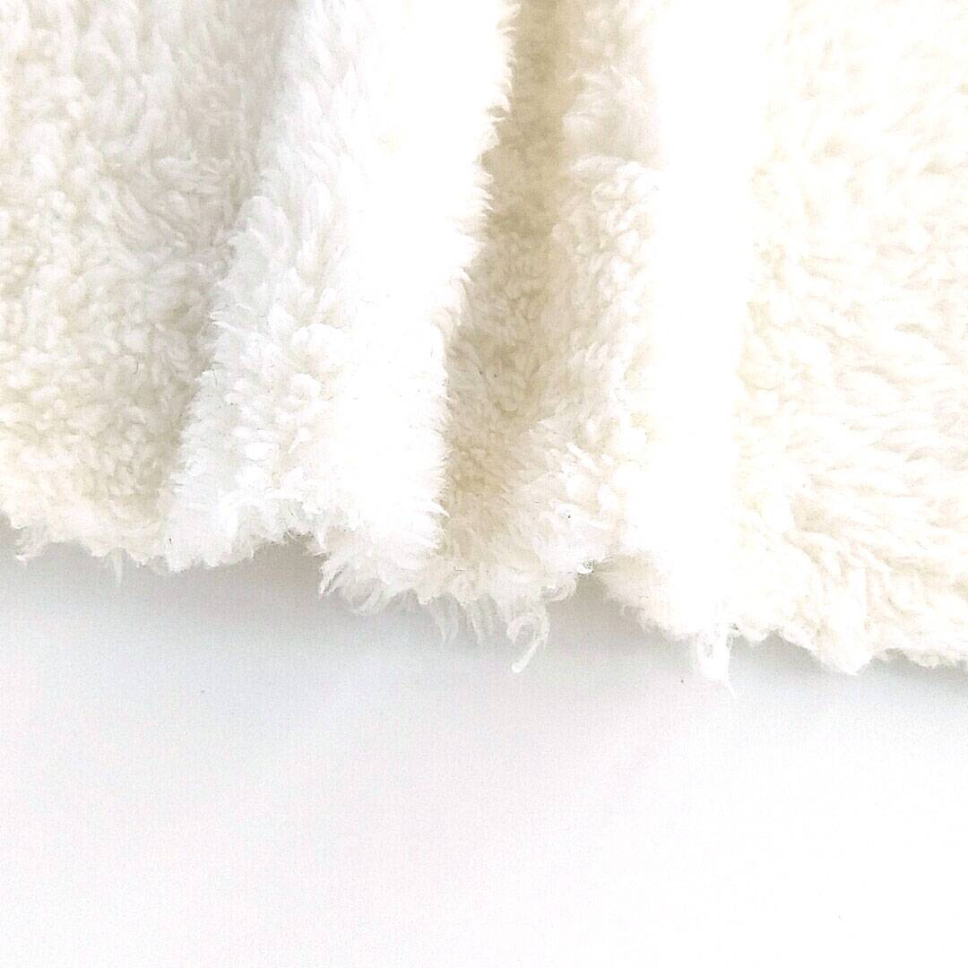 100% polyester two side shu velveteen warm sherpa fleece fabric for winter