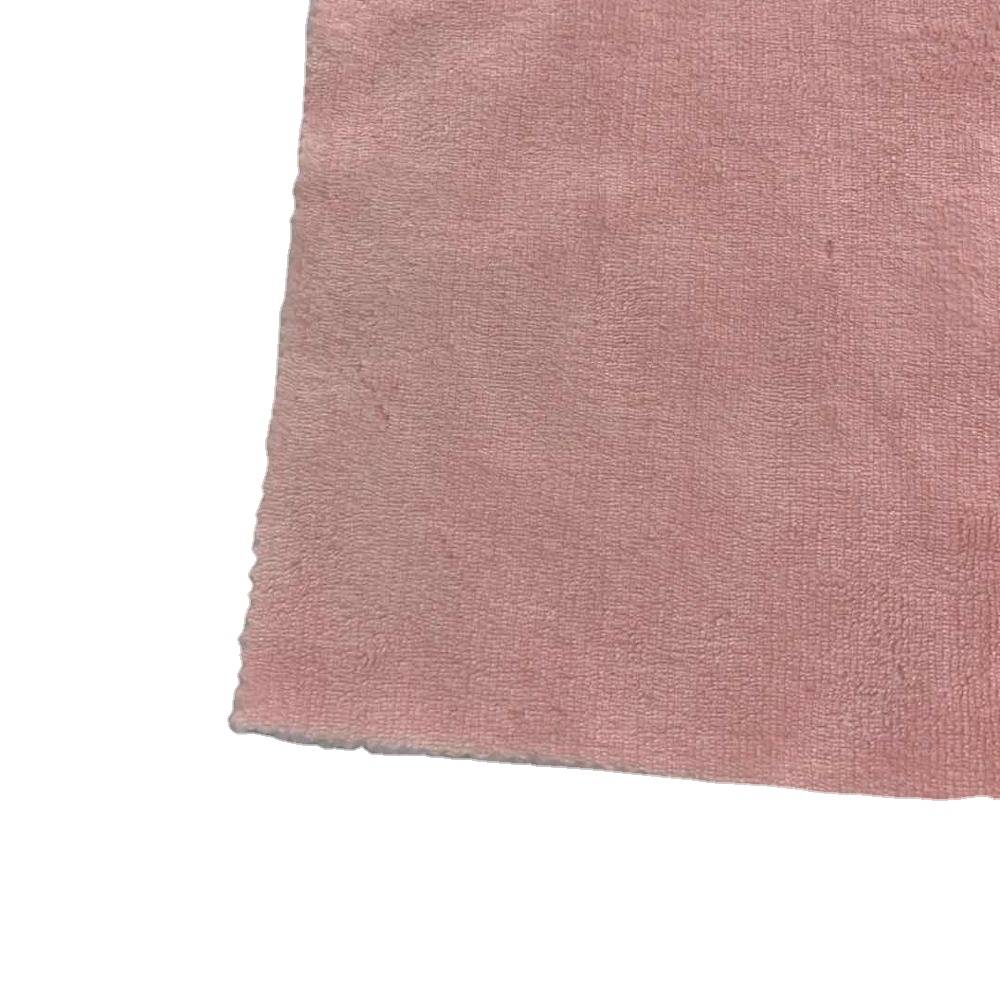 warm keeping flannel fleece bonded cotton fleece knitted fabric for Pajamas coat