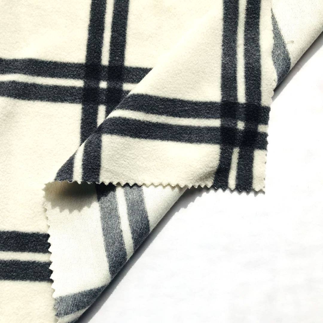 2020 Popular Design 100%Polyester Knit Printed Polar Fleece Fabric