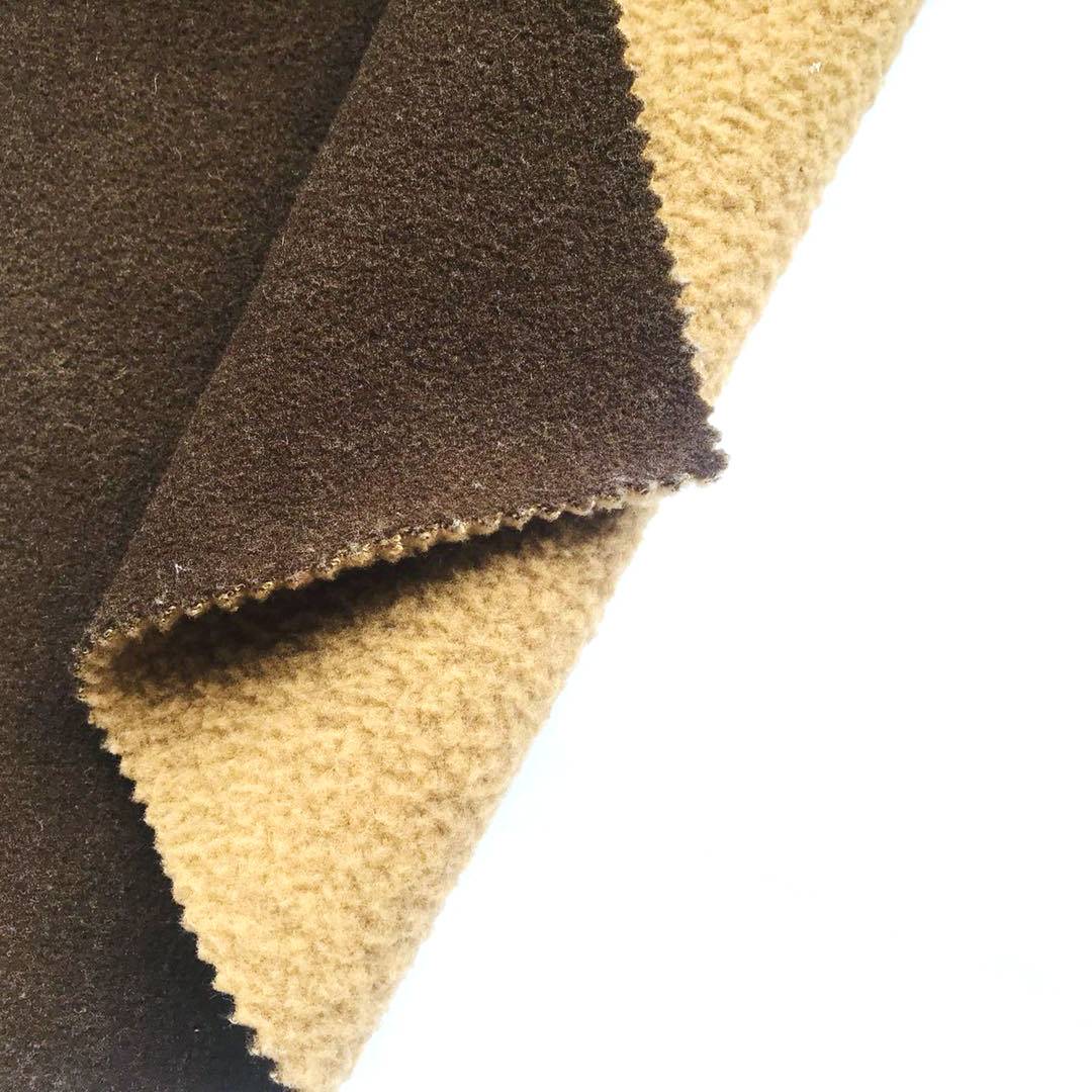 Wholesale Polyester Sherpa Fleece fabric for Garment Blanket
