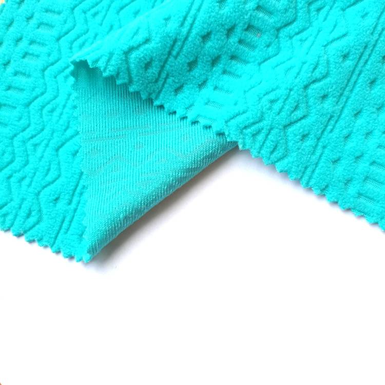 new design customized colors 100 polyester knitted jacquard style polar fleece fabric for sale