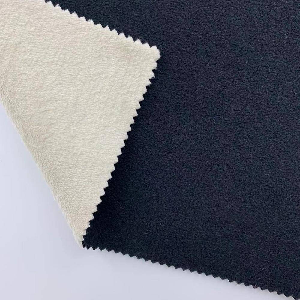 100%polyester flannel fabric fleece double layer flannel fleece blanket fabric
