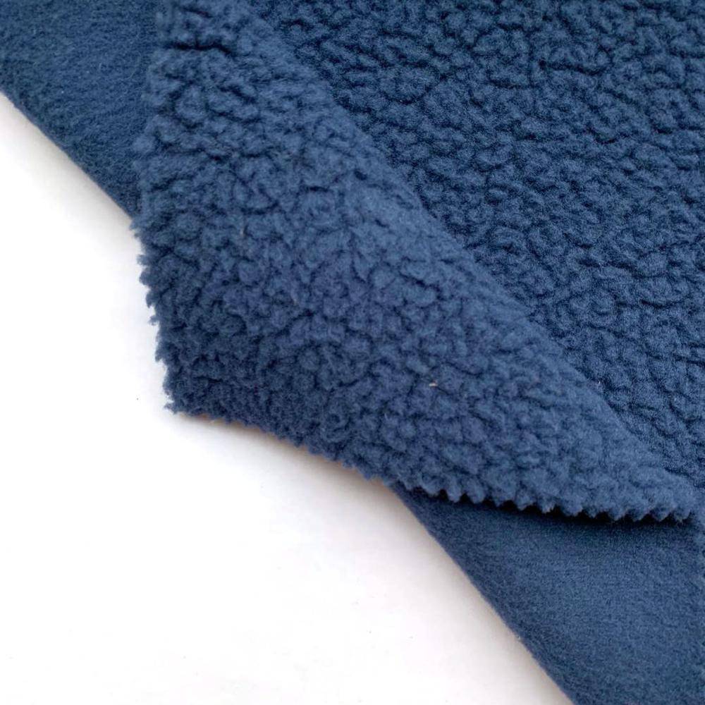 manufacturer 100% polyester minky kint fleece fabric for baby sherpa