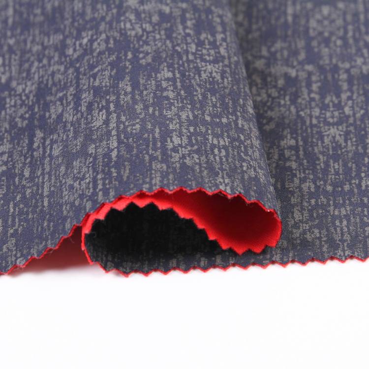 Custom plain dyed reflective softshell with interlock stretch bonding fabrics for garments