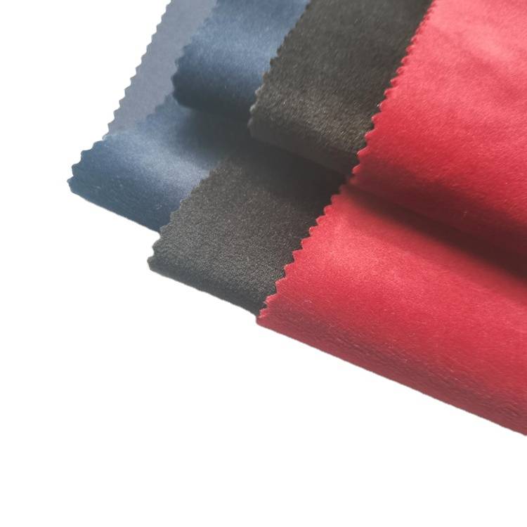 Best selling stretch spandex knitted jersey bonded super soft fleece fabric