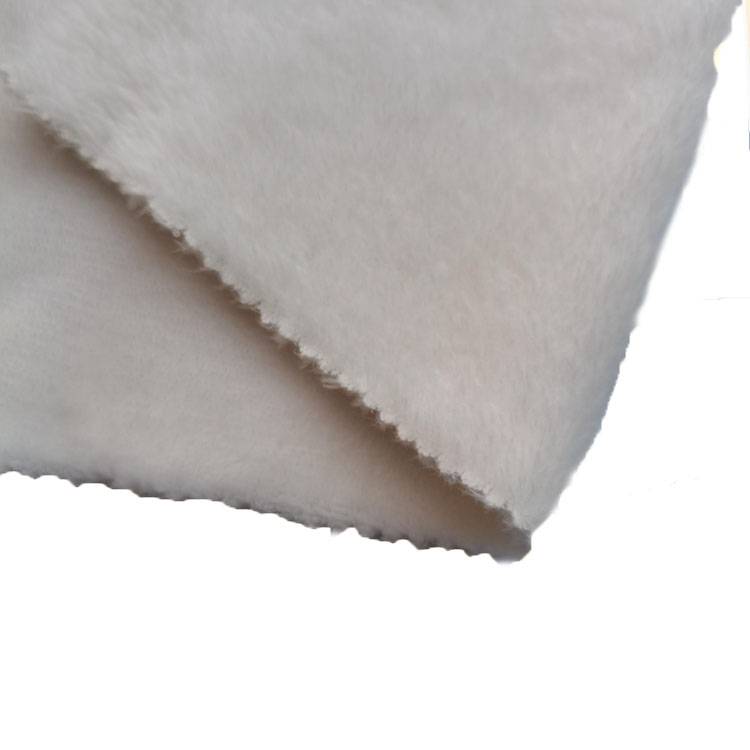 white soft 100 polyester 280 gsm flannel fleece fabric