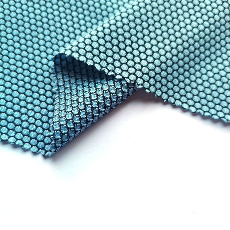 high quality 96 polyester 4 spandex jacquard knitted fabric