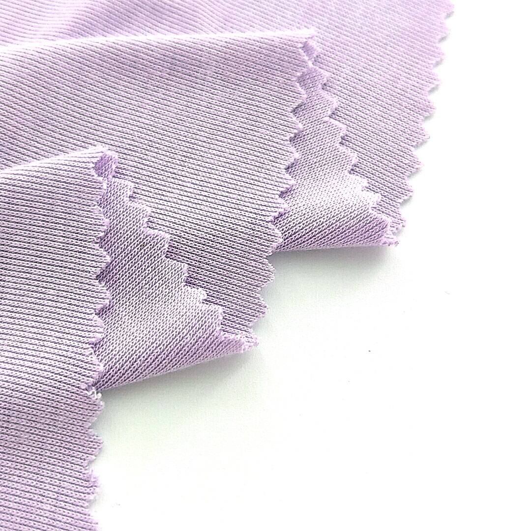 High quality good stretch knit rayon two side spandex jersey fabric