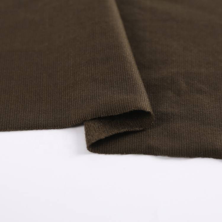 china supplier polyester spandex knitted weft brushed jersey fleece fabric