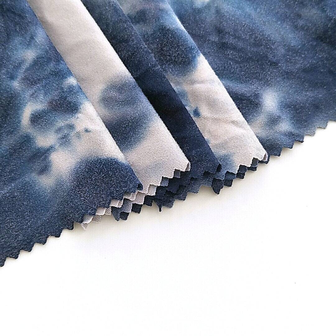 High quality tie dyed single jersey fabric for shirts