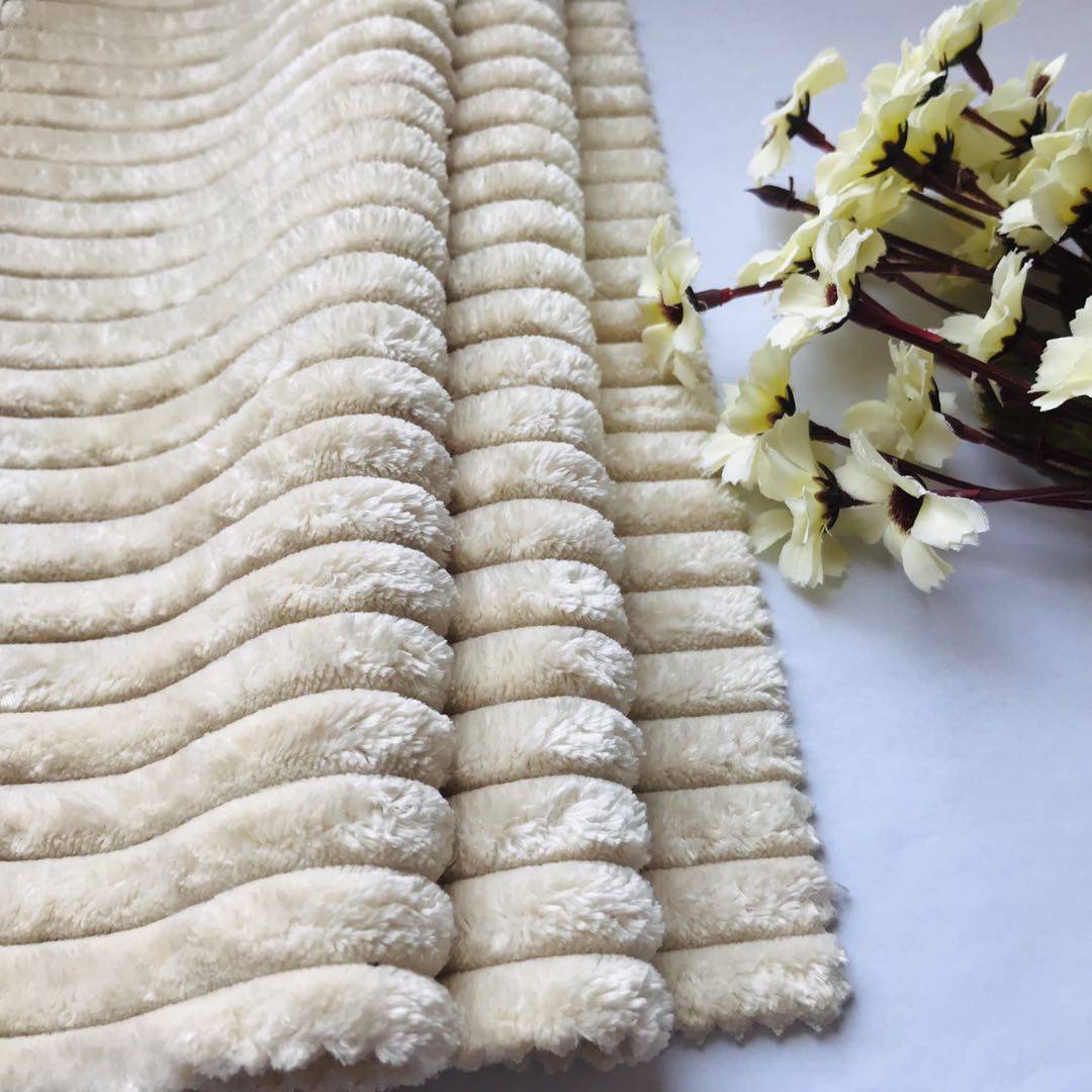 Golden Supplier Nylon Polyester Corduroy Fabric for Blanket Garment