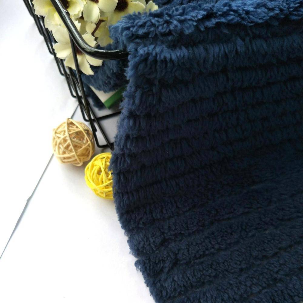 fashion knit fabric 100% polyester sherpa fleece fabric for garment