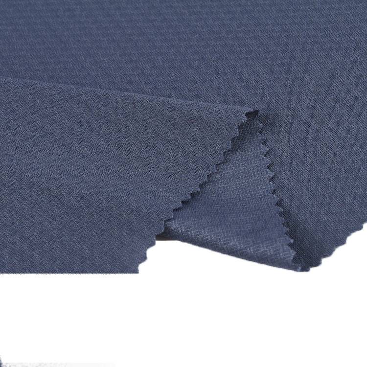 competitive price plain weft 100 polyester thin knitted jacquard fabric for clothes