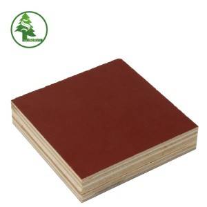 Film faced plywood red
