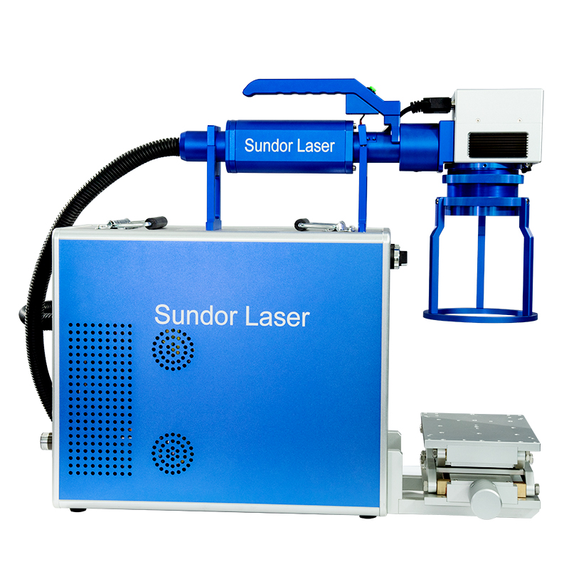 Hand-held fiber laser marking machine