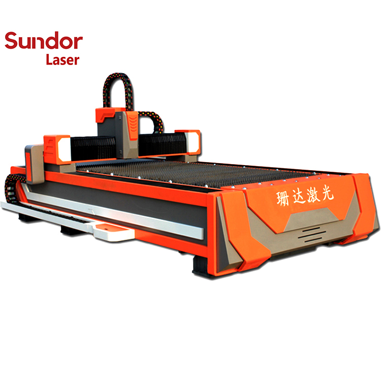 High efficiency 1000w carbon fiber laser cutting machine / fiber laser machine for steel / aluminum