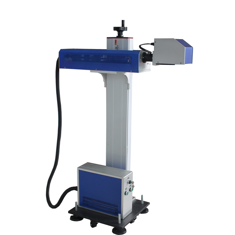 CO2 flying laser marking machine for production date and valid date