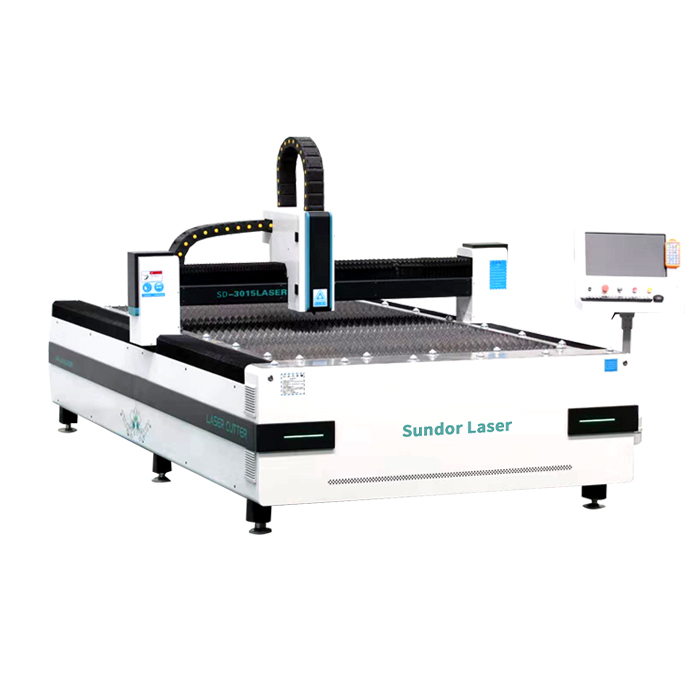 High Productivity CNC 1kw Fiber Laser Cutting Metal Machine For Plate Steel Pipe
