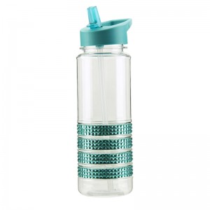 100% BPA free 700ml leak-proof tritan sport custom water bottle with straw