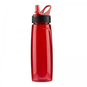 100% BPA free 750ml leak-proof tritan water bottle with straw