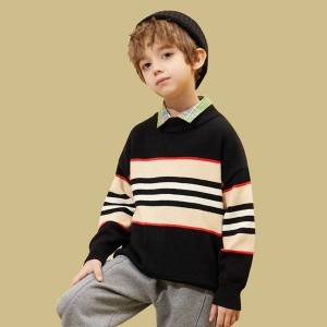 Wholesale Boy’s Sweater Children’s Cotton Knitwear Sweater