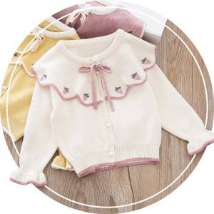 Girl Sweater Cardigan With good Quality From China Factory