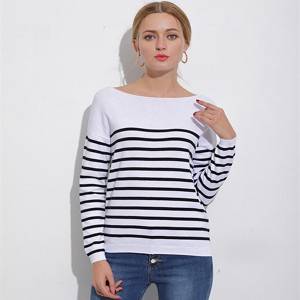 Custom-Black-And-White-Stripe-Sweater