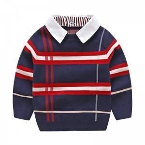 Custom Boy Striped Sweater