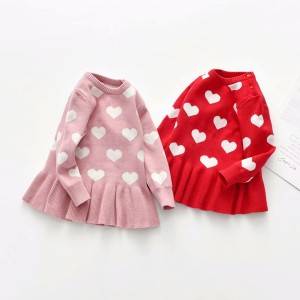 Custom Cotton Knitted Sweaters Dresses