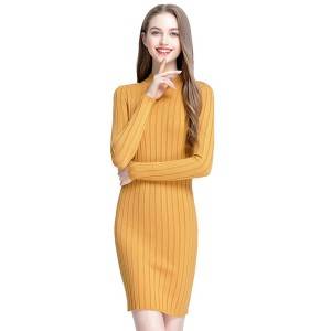 Custom Long Sleeve Sweater Dress
