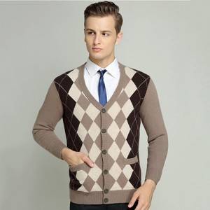Custom Men Intarsia Sweaters