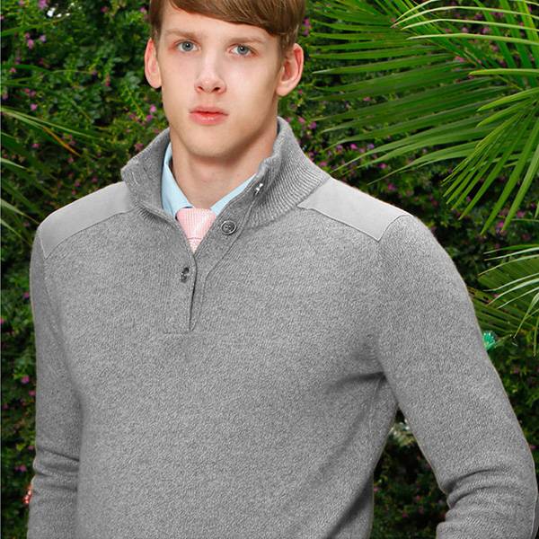 Half-High Stand Collar Sweater