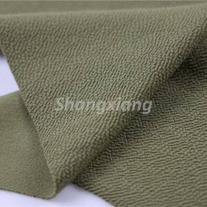 Recycled polyester crepe fabric knit dress fabric blazer fabric