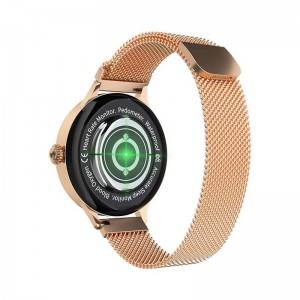 Luxury design full circle full touch IPS colour screen round Smart watch H58