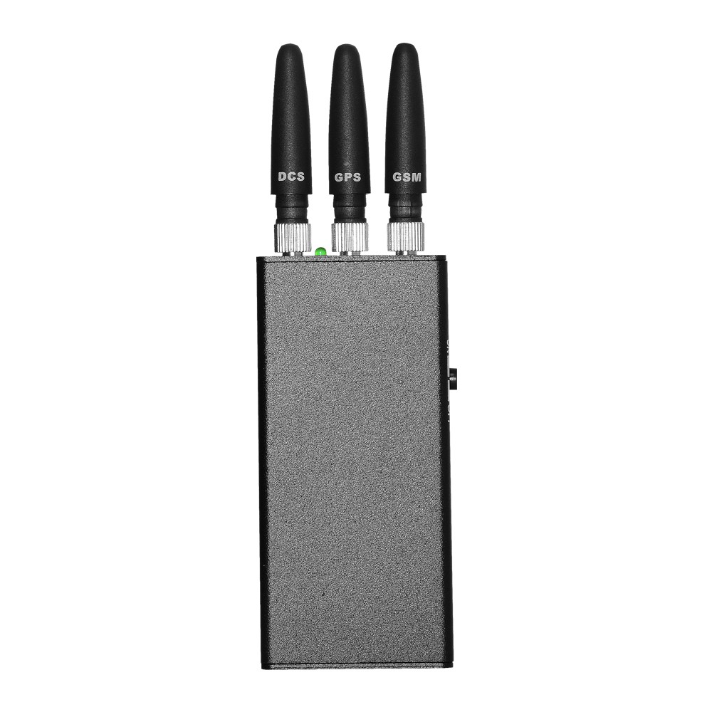 Handheld cell phone jammer