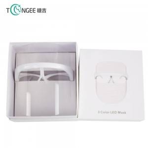 Tongee profession manufacturing women’s rechargeable LED phototherapy mask face mask face shiled