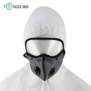 Tongee Mesh breathable fabric + anti-fog lens Face Shiled