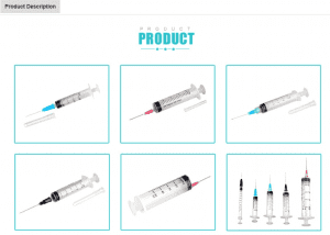 Tongee Medical disposable 3ml  injection plastic syringe without needle  