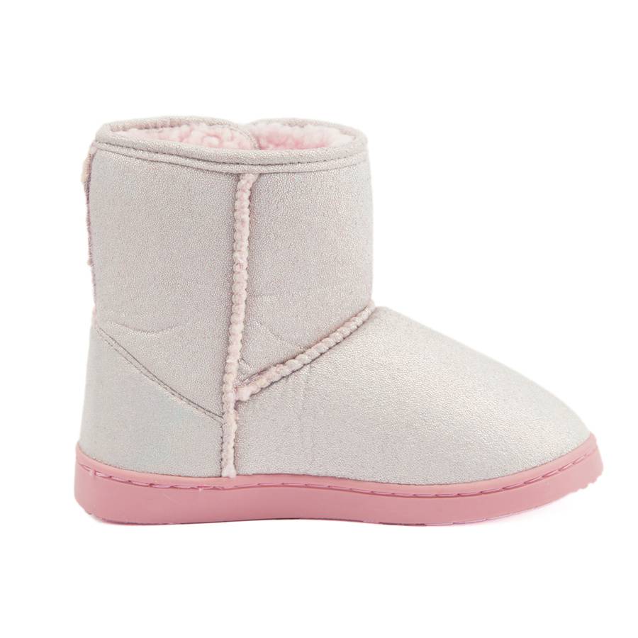 Kids’ Metallic Fabric Snow Boots Featured Image