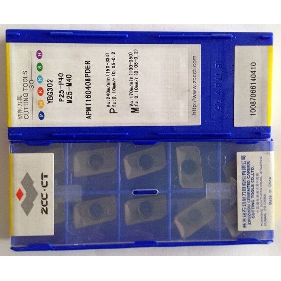 ZCCCT original discount price CNC milling inserts APMT160408PDER YBG302 Featured Image