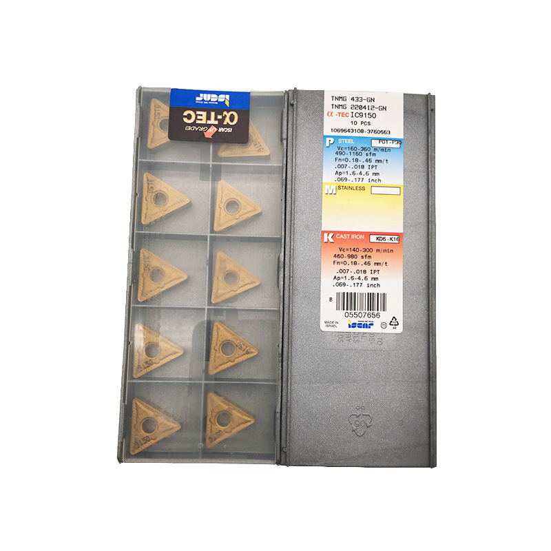Israel Iscar brand cutting tools turning inserts TNMG220412-GN IC9150 Featured Image