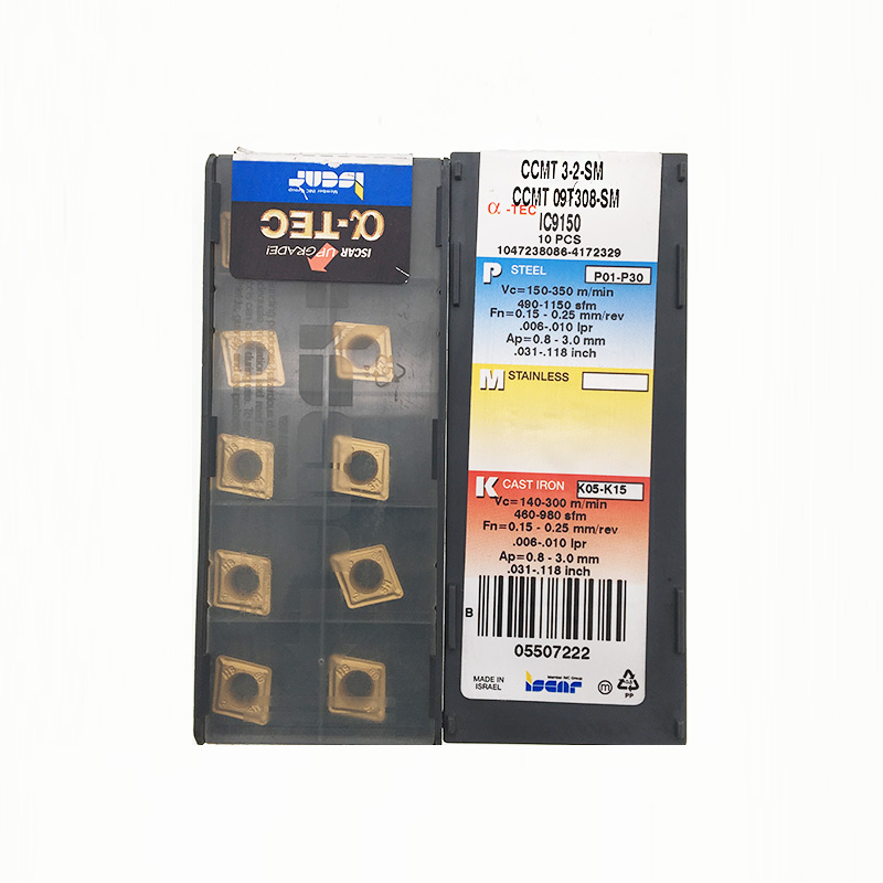 100% Original Iscar internal carbide turning inserts CCMT09T308-SM IC9150 Featured Image