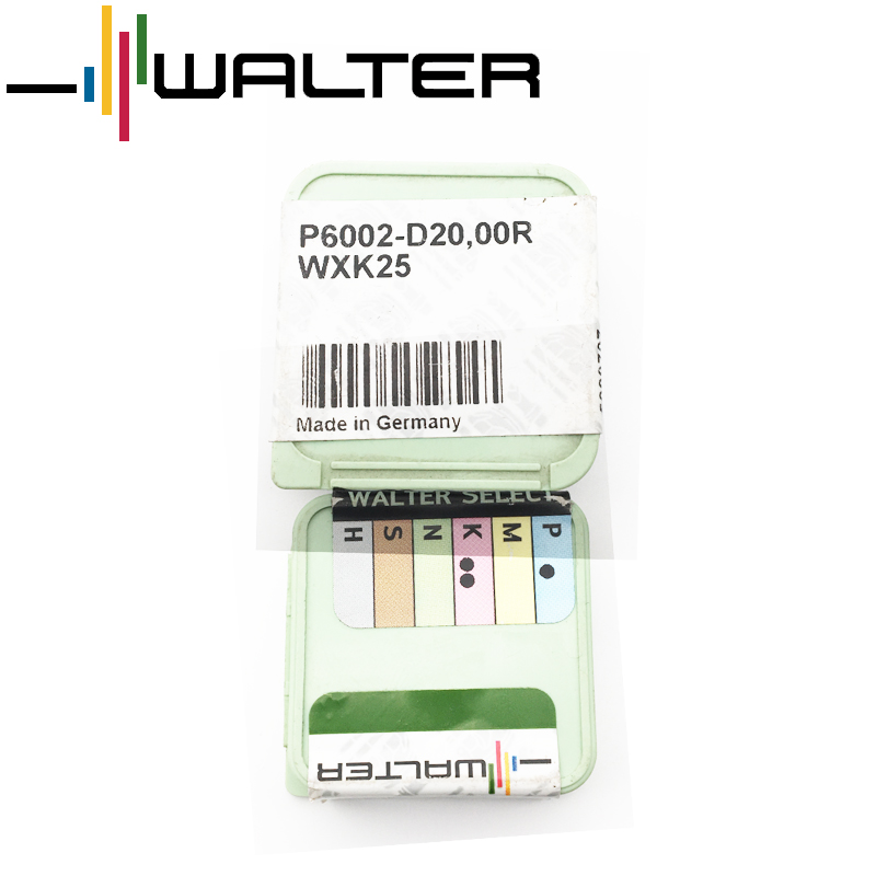 Original Walter cnc drilling carbide inserts P6002-D20.00R WXK25