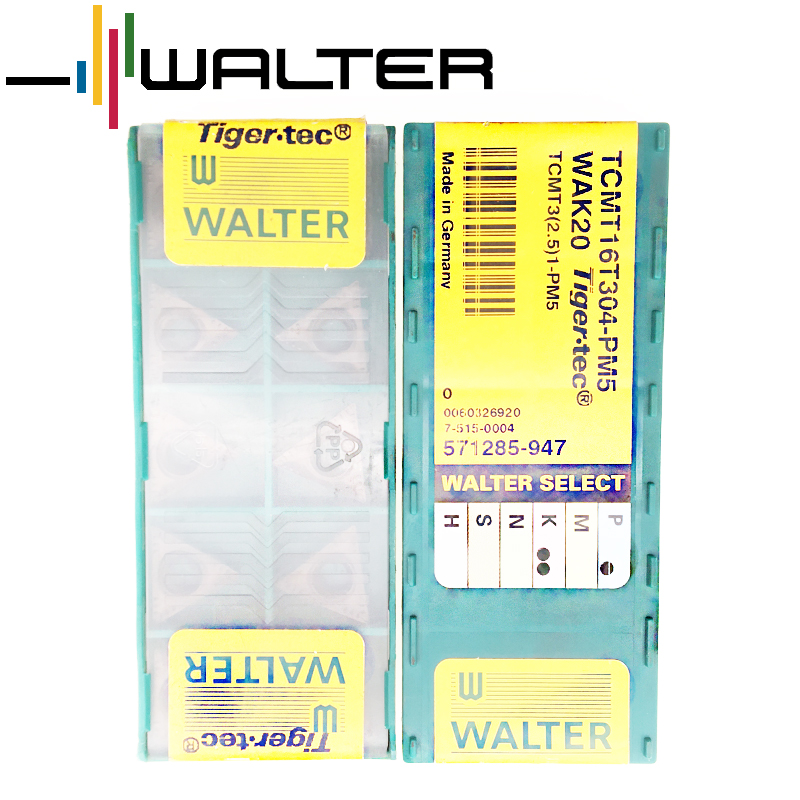 Walter Tungsten Carbide Turning Inserts for Cutting Tools TCMT16T304-PM5 WAK20