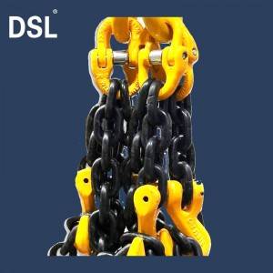 High Temperature Quenched, In Accordance With En818-2 Standard G80 Crane Chain for mining plant